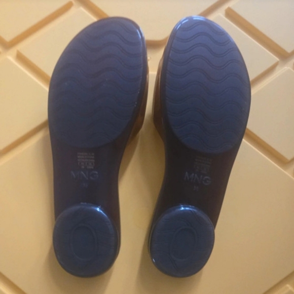 Mango Women's Brown Slide Sandals - Picture 5 of 6